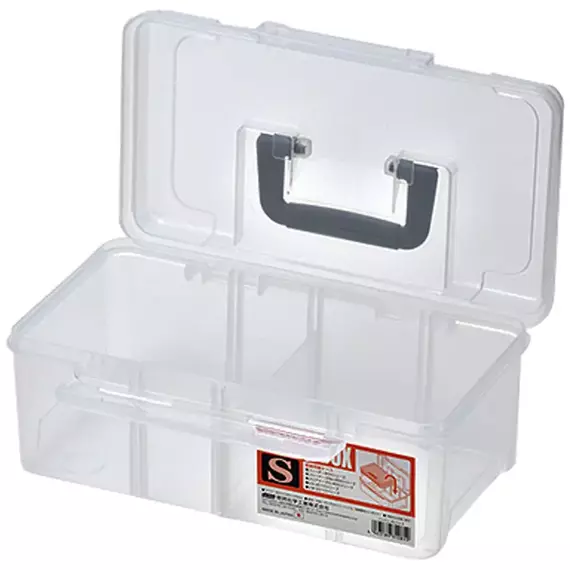 Ящик Meiho Handy Ｓ 297x180x126mm к:clear, фото , изображение 2